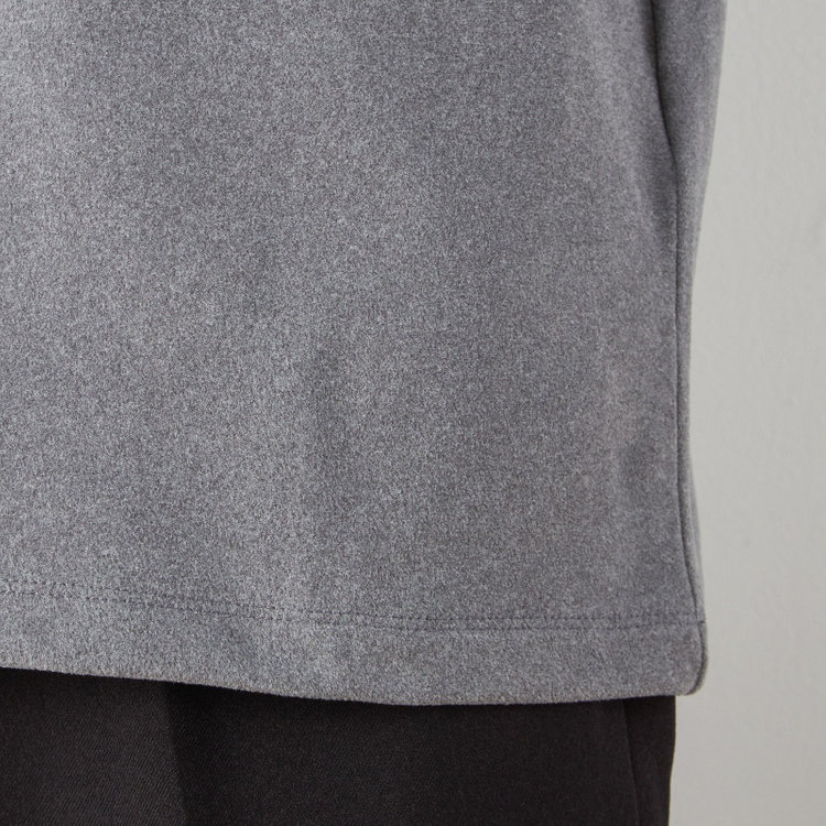 スーツセレクト  【RBC/長袖】ピーチフェイスモック/グレー グレー中間