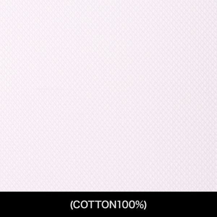 スーツセレクト 【日本製】【パターンオーダー】ワイシャツ・ドレスシャツ/ホワイト×ドビー(COTTON100%) ホワイト系(白)
