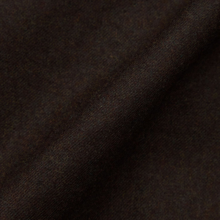 シルバーライン CLASSICO TAPERED】【秋冬】ウール 1タックテーパードパンツ/ブラウン/ウエストムーブ/※裾直し必要 茶濃色