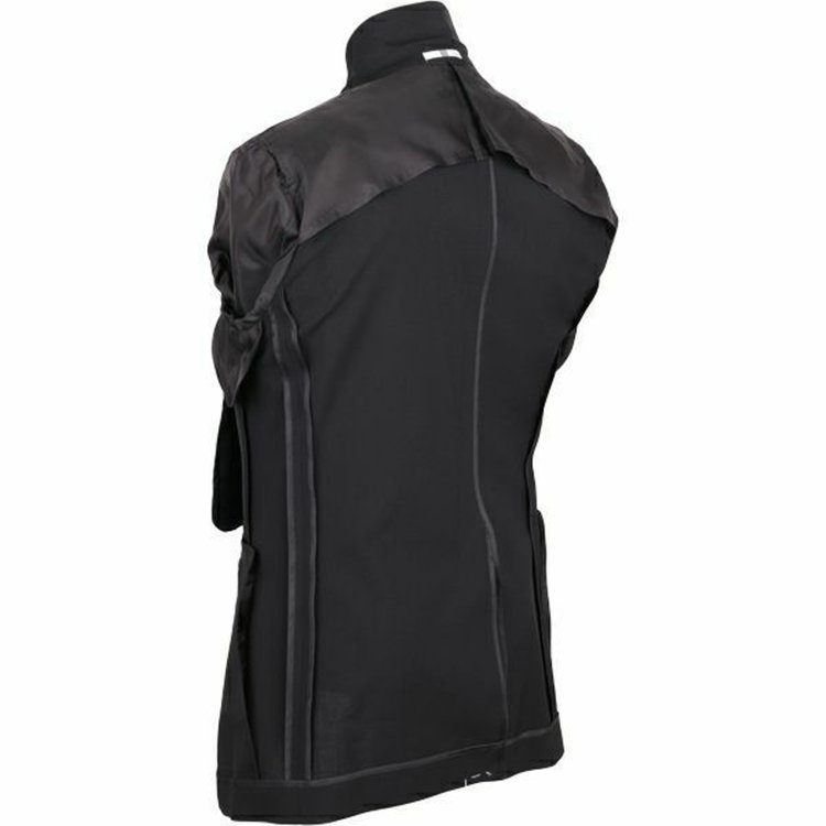 スーツセレクト 【WEB限定/OUTLET】【CLASSICO TAPERED】【年間】2釦ピークドラペルシングルタキシードスーツ 1タック/ブラック×シアサッカー/サイドギャザー＆ドローコード ブラック系(黒)