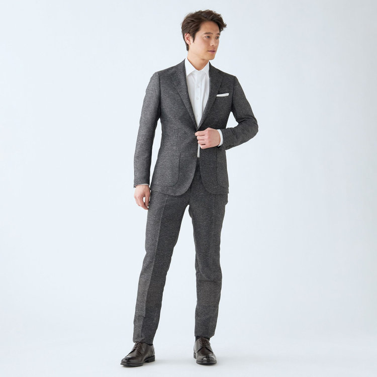 シルバーライン 【RBC】【春夏】ポリエステル2釦ジャケット/ブラック/4S SUSTAINABILITY&ECOLOGY FABRIC 黒