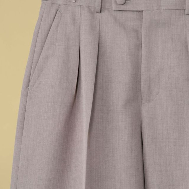 ブラックライン 「TailoredCasual」【春夏】ハーフレングスパンツ/ブラック 黒