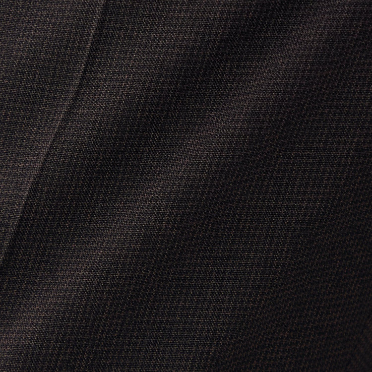 ブラックライン 【SLIM TAPERED】【春夏】0タックテーパードパンツ/ブラウン＆ブラック×ハウンドトゥース/ウエストムーブ/ウォッシャブル/4S SUSTAINABILITY&ECOLOGY FABRIC/※裾上げ必要 茶中間