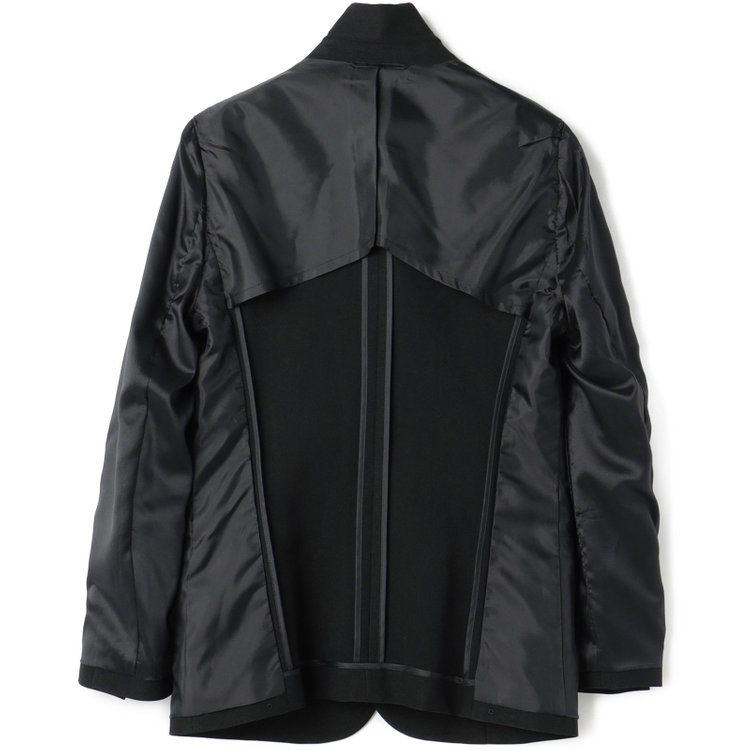 シルバーライン 【SL】【秋冬】1釦シングルパンツスーツ/ブラック×ドビー/パンツウエストシャーリング/ウォッシャブル/※パンツ裾上げ済仕様 黒