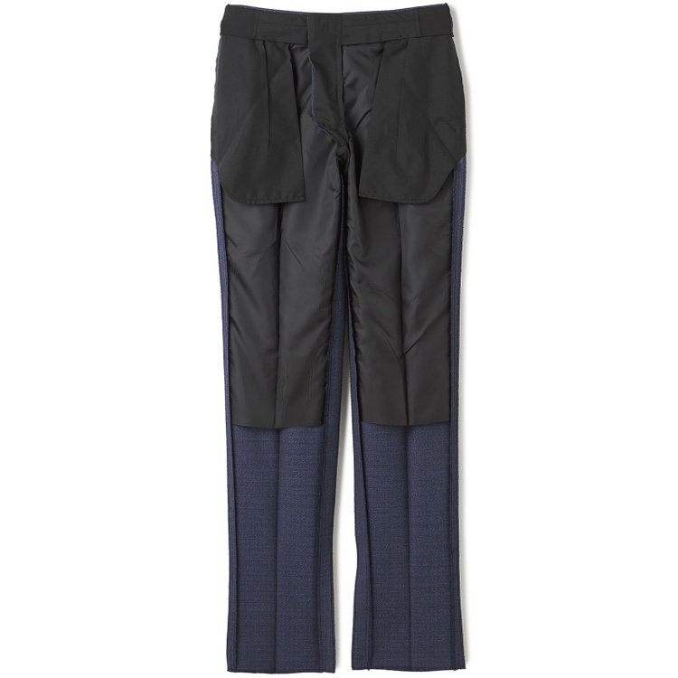 シルバーライン 【CLASSICO TAPERED】【春夏】3釦段返りシングルスーツ 2タック/ネイビー/パッチポケット/ウエストムーブ/MARZOTTO/※裾上げ必要 青濃色