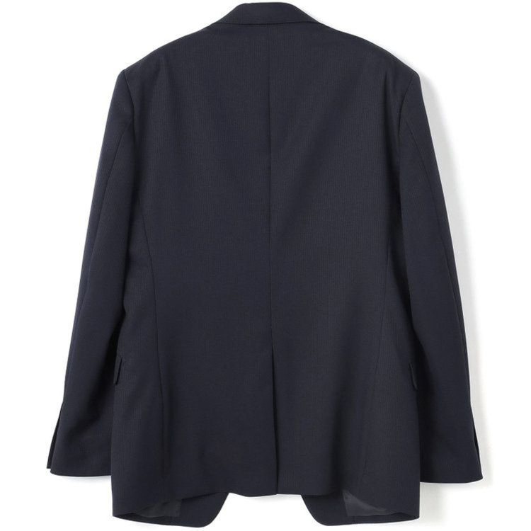 ブラックライン 【KSW】【年間】2釦シングルスーツ 0タック/ネイビー×シャドーストライプ/ウォッシャブルパンツ※裾上げ必要 紺濃色