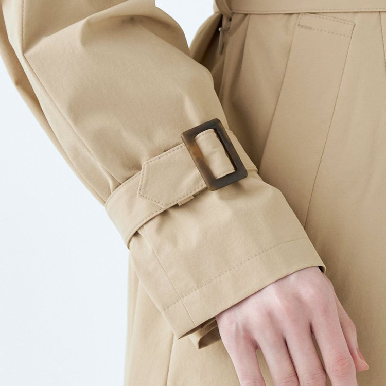 スーツセレクト 【WEB限定/OUTLET】【SUIT SELECT×Samantha Thavasa】バックプリーツ トレンチコート/ベージュ ベージュ系(薄茶)