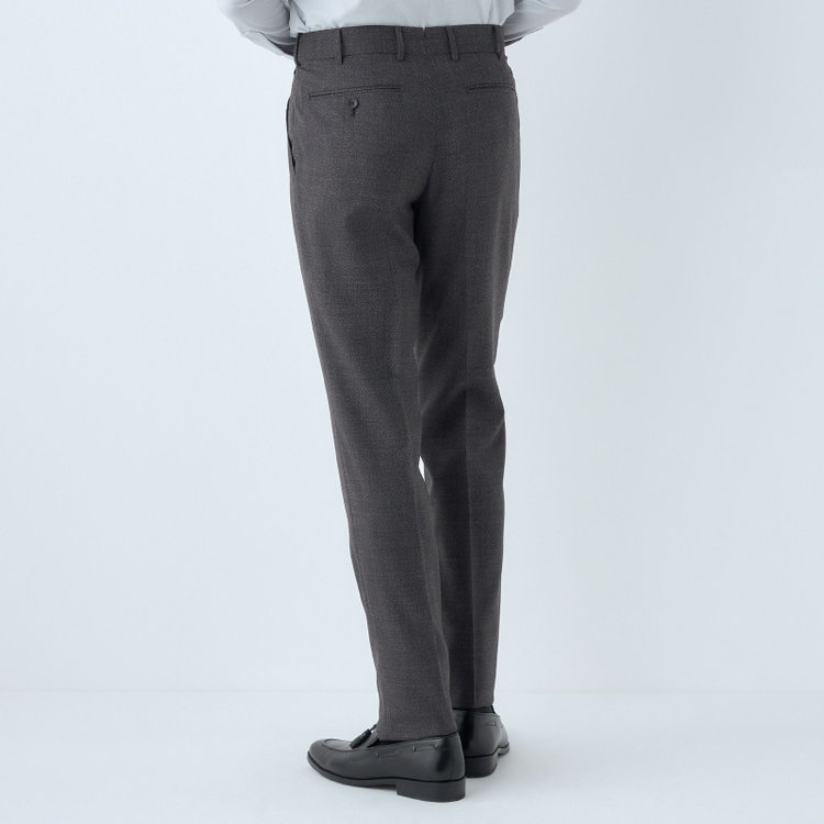 シルバーライン 【CLASSICO TAPERED】【春夏】3釦段返りシングルスーツ 2タック/グレー/パッチポケット/ウエストムーブ/MARZOTTO/※パンツ裾直し必要 グレー濃色