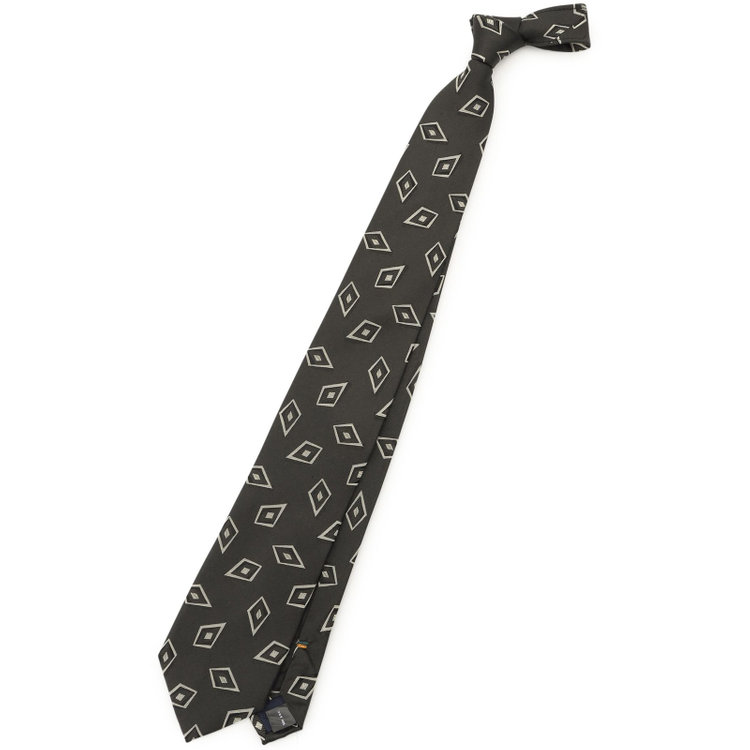 CHANEL ダークグリーン ネクタイ 発送在庫あり】【SL】シルクブレンド小紋ネクタイ 8.0cm幅/ダーク