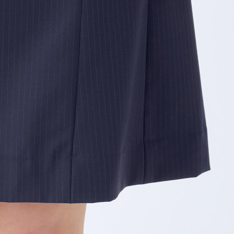スーツセレクト 【SUIT SELECT×Samantha Thavasa】【年間】Aラインスカート/ネイビー×ストライプ/4S/マシンウォシャブル その他