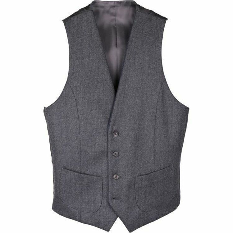 ブラックライン 【WEB限定/OUTLET】【発送在庫あり】【SL】リバーシブルジレ(ベスト)/ネイビー＆グレー ネイビー系(紺)