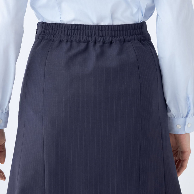 スーツセレクト 【SUIT SELECT×Samantha Thavasa】【年間】Aラインスカート/ネイビー×ストライプ/4S/マシンウォシャブル その他