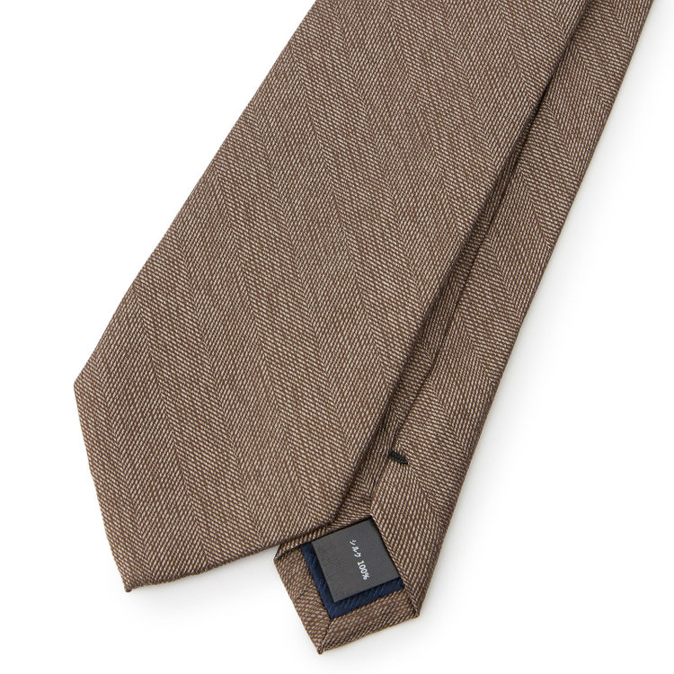 シルバーライン 【SILVER LINE】シルクソリッドネクタイ 8.0cm幅/ブラウン その他