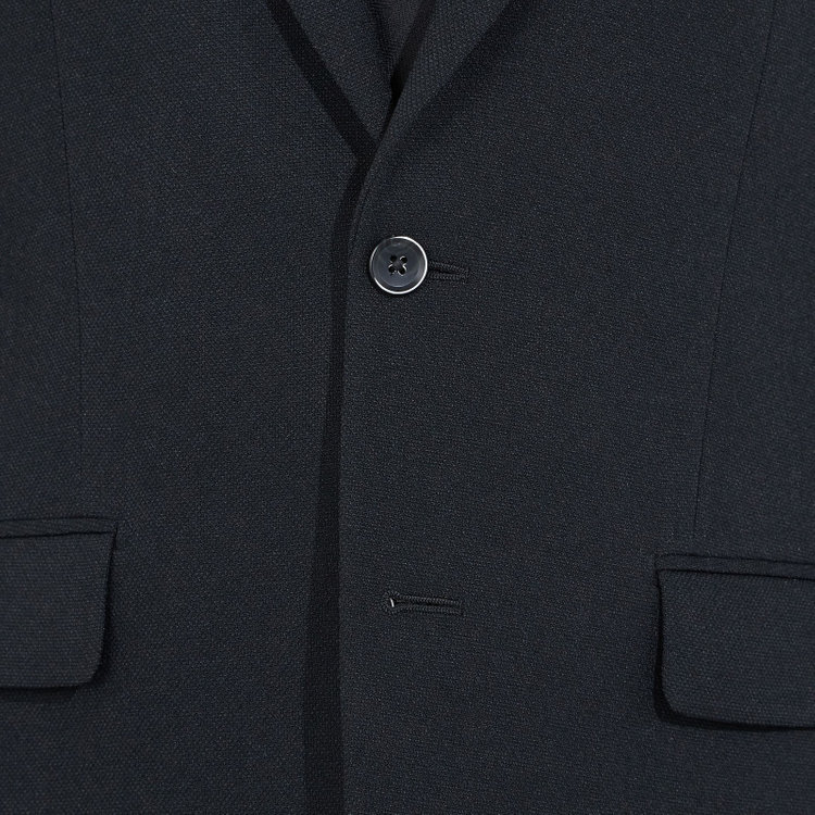 シルバーライン 【CLASSICO TAPERED】【秋冬】2釦ジャケット/ブラック/4S SUSTAINABILITY&ECOLOGY FABRIC 黒