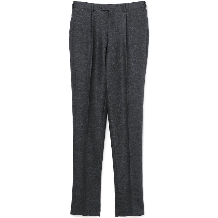シルバーライン 【5DAYS CLOSET】【RBC】【春夏】1タックテーパードパンツ/グレー×レノクロス/ウエストムーブ仕様/4S SUSTAINABILITY&ECOLOGY FABRIC/※裾上げ必要 グレー濃色
