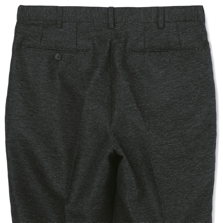 シルバーライン 【5DAYS CLOSET】【RBC】【春夏】1タックテーパードパンツ/グレー×レノクロス/ウエストムーブ仕様/4S SUSTAINABILITY&ECOLOGY FABRIC/※裾上げ必要 グレー濃色