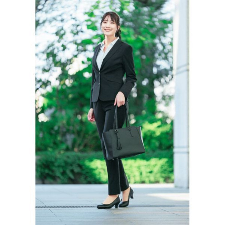 スーツセレクト 【SUIT SELECT×overE】2釦ジャケット/ブラック/ウォッシャブル ブラック系(黒)