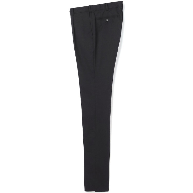 シルバーライン 【CLASSICO TAPERED】【年間】【結婚式対応可】2釦シングルフォーピーススーツ 1タック/ブラック＋コーディネートパンツグレー/両面ジレ/ウエストムーブ/4S SUSTAINABILITY&ECOLOGY FABRIC/※裾上げ必要 黒