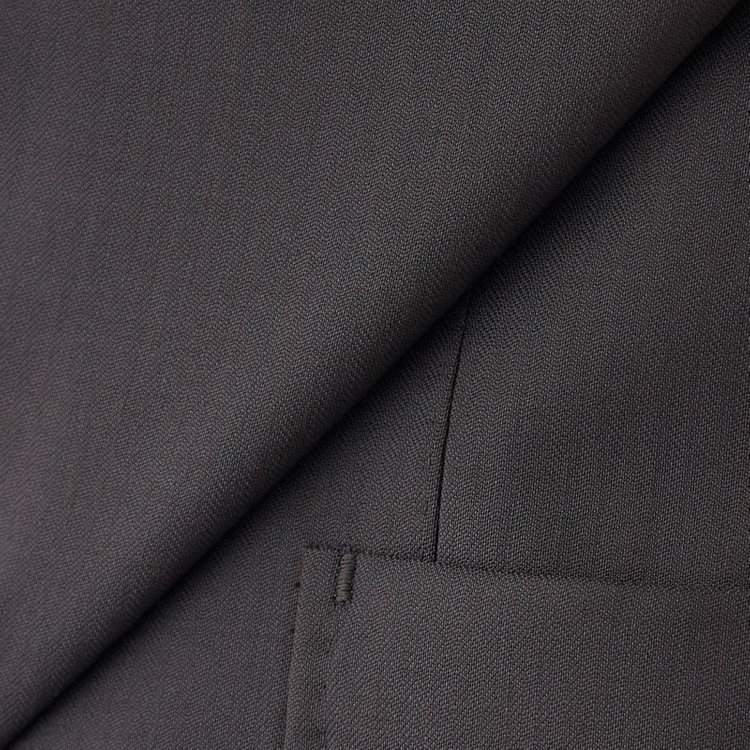 シルバーライン 【発送在庫あり】【CLASSICO TAPERED】【春夏】3釦段返りシングルスーツ 2タック/ブラウン×シャドーストライプ/パッチポケット/ウエストムーブ仕様/MARZOTTO/※パンツ裾直し必要 茶濃色