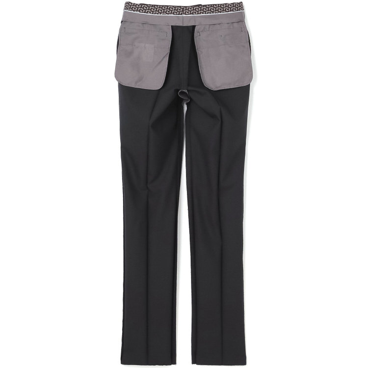 シルバーライン 【CLASSICO TAPERED】【年間】【結婚式対応可】2釦シングルフォーピーススーツ 1タック/ブラック＋コーディネートパンツグレー/両面ジレ/ウエストムーブ/4S SUSTAINABILITY&ECOLOGY FABRIC/※裾上げ必要 黒