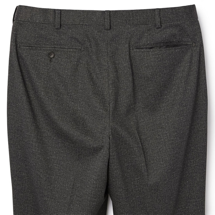 シルバーライン 【5DAYS CLOSET】【RBC】【秋冬】1タックテーパードパンツ セットアップ対応/ チャコール×カルゼ調ジャージ生地×プリントデニム /ウエストムーブ / ウォッシャブル ※裾上げ必要 黄淡色