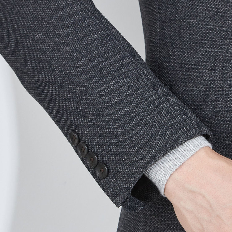 シルバーライン 【CLASSICO TAPERED】【秋冬】2釦シングルジャケット/グレー/4S SUSTAINABILITY&ECOLOGY FABRIC グレー濃色