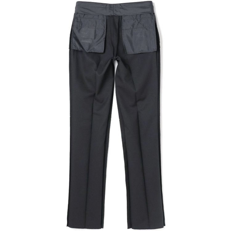 ブラックライン 【KSW】【年間】2釦シングルスーツ 0タック/ブラック×シャドーストライプ/ウォッシャブルパンツ※裾上げ必要 黒