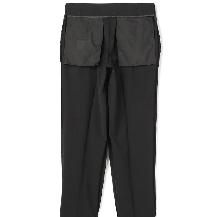 シルバーライン 【RBC】【春夏】3釦段返りシングルスーツ 2タック/ブラック/ドローコード&ウエストシャーリング/※パンツ裾上げ済仕様 黒