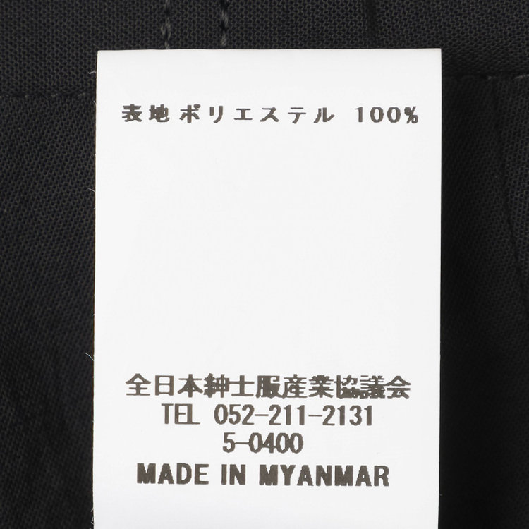 シルバーライン 【RBC】【春夏】3釦段返りシングルスーツ 2タック/ブラック/ドローコード&ウエストシャーリング/※パンツ裾上げ済仕様 黒