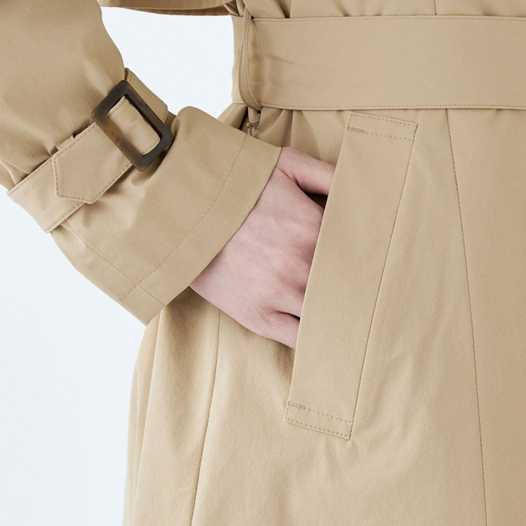 スーツセレクト 【WEB限定/OUTLET】【SUIT SELECT×Samantha Thavasa】バックプリーツ トレンチコート/ベージュ ベージュ系(薄茶)