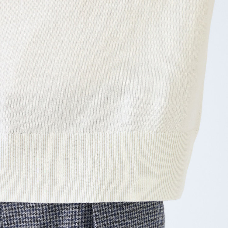 シルバーライン 【SL】【秋冬】ハイネック ニットセーター/ホワイト 白