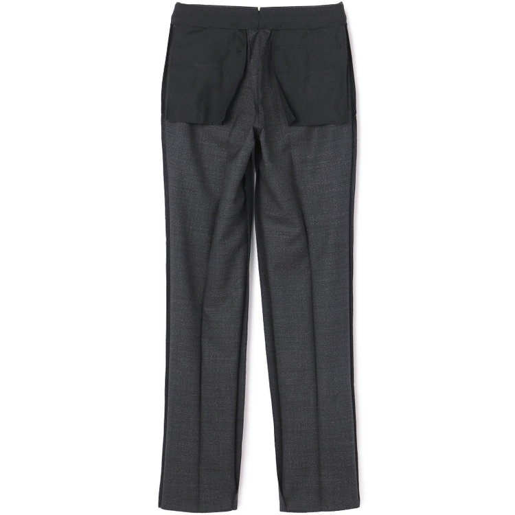 シルバーライン 【CLASSICO TAPERED】【春夏】3釦段返りシングルスーツ 2タック/グレー/パッチポケット/ウエストムーブ/MARZOTTO/※パンツ裾直し必要 グレー濃色