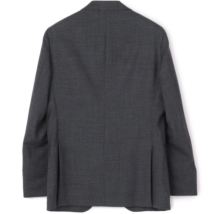 シルバーライン 【CLASSICO TAPERED】【春夏】3釦段返りシングルスーツ 2タック/グレー/パッチポケット/ウエストムーブ/MARZOTTO/※パンツ裾直し必要 グレー濃色