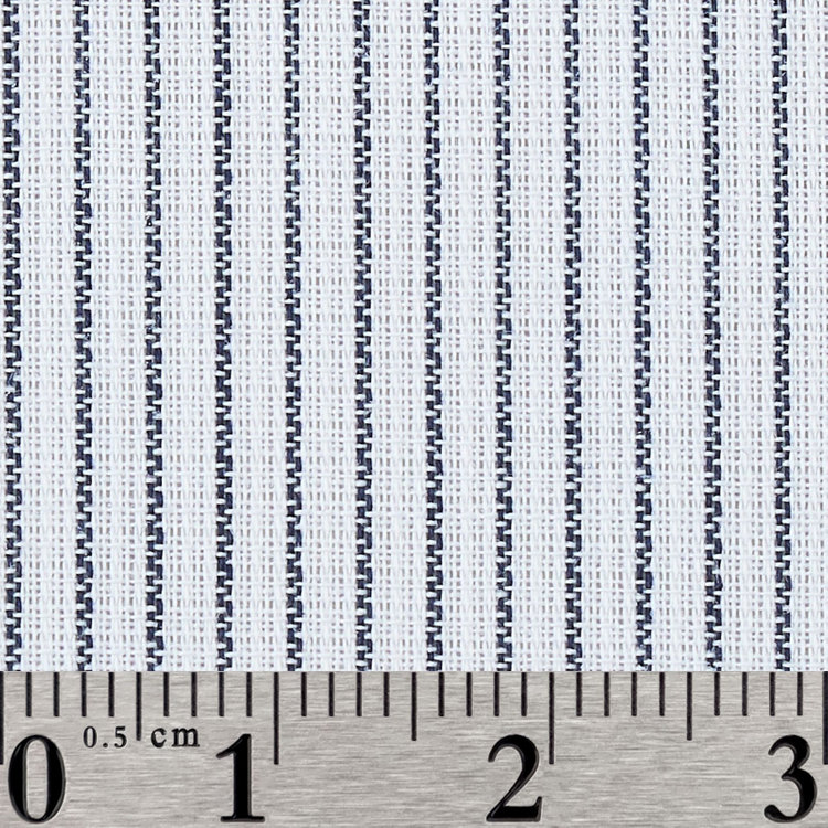 スーツセレクト 【日本縫製】【パターンオーダー】【形態安定】ワイシャツ/ホワイト×ストライプ/吸水速乾(COTTON50%/POLYESTER50%) ホワイト系(白)