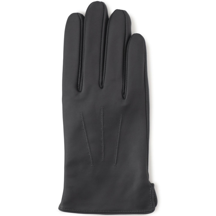 ソノタ グローブ/ネイビー×レザー/size:24cm 紺中間