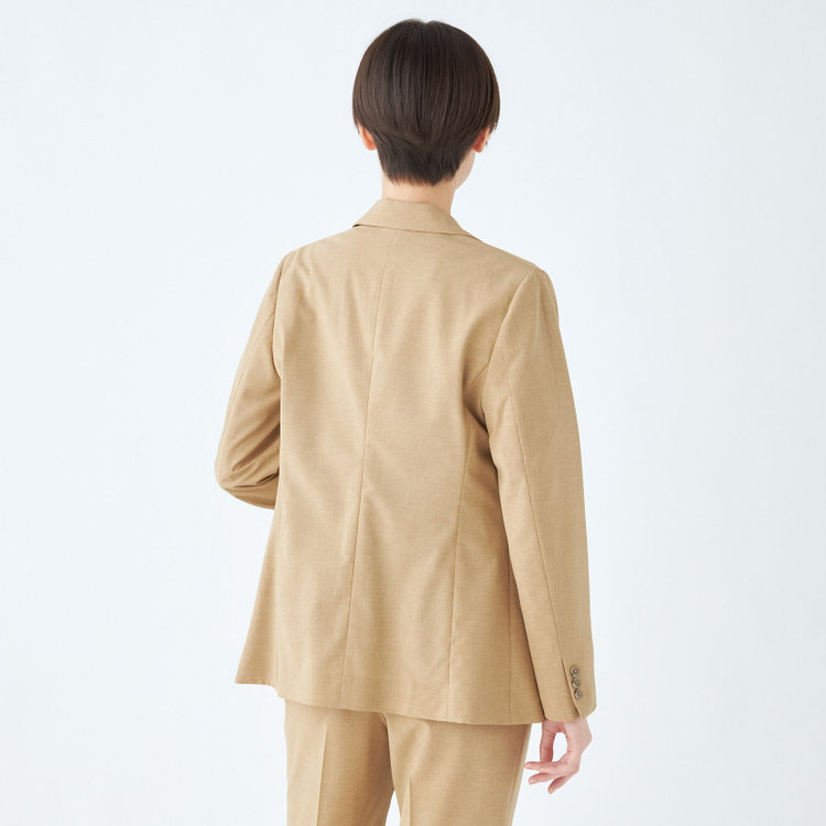 シルバーライン 【SL】【年間】1釦ジャケット/ライトブラウン/ウォッシャブル 茶淡色