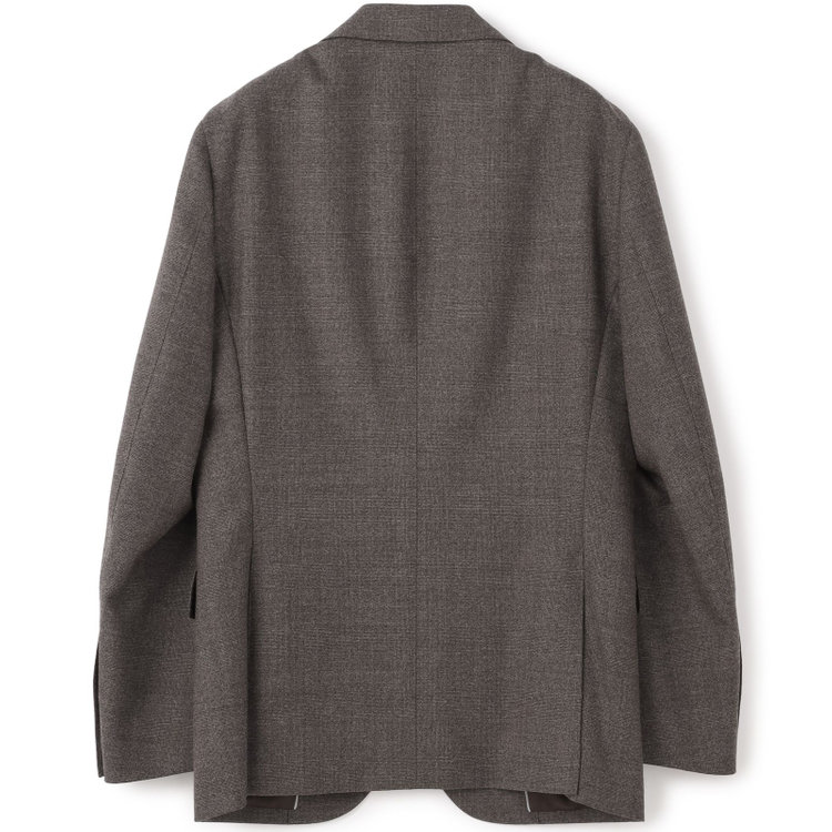 シルバーライン 【CLASSICO TAPERED】【秋冬】3釦段返りシングルスーツ 2タック/ブラウン×チェック/NEW ZEALAND WOOL MIX/※裾上げ必要 茶中間