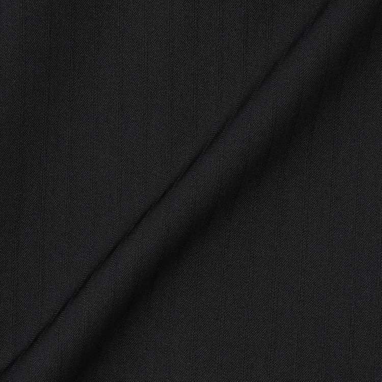 ブラックライン 【SLIM TAPERED_2】【年間】2釦シングルテーパードパンツスーツ 0タック/ブラック×シャドーストライプ/ウエストシャーリング/4S/※パンツ裾上げ済仕様 黒