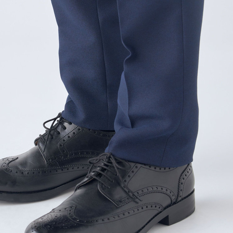 シルバーライン 【5DAYS CLOSET】【RBC】【春夏】テンセルブレンド1タックテーパードパンツ/ネイビー/ウエストムーブ/4S SUSTAINABILITY&ECOLOGY FABRIC/※裾上げ必要 紺中間