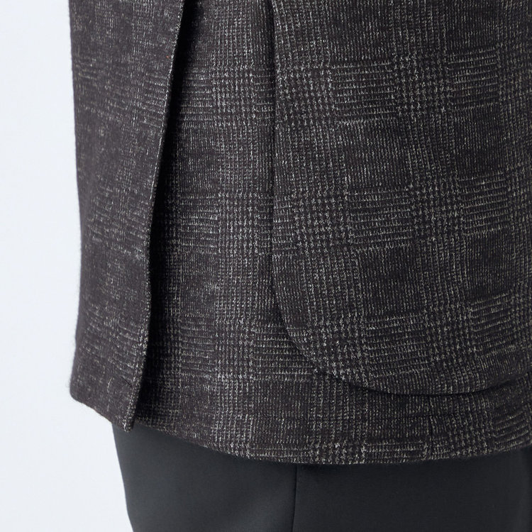 シルバーライン 【発送在庫あり】【RBC】【秋冬】2釦ジャケット/グレー×グレンチェック/パッチポケット グレー濃色