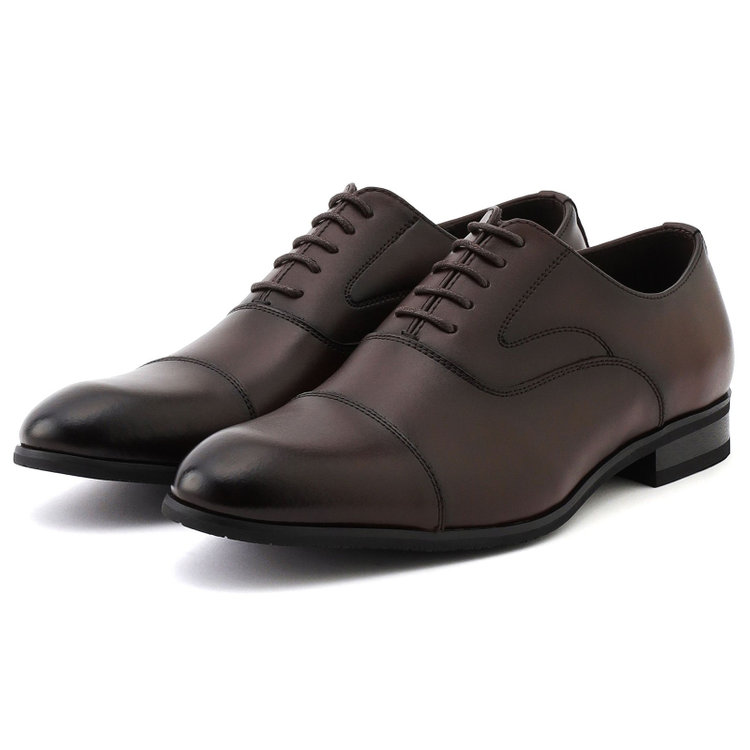 美品 KITON レザーシューズ ストレートチップ ブラウン 8 2/1 ノーブランド no brand ビジネスシューズ 本革 メンズ 牛革 革靴