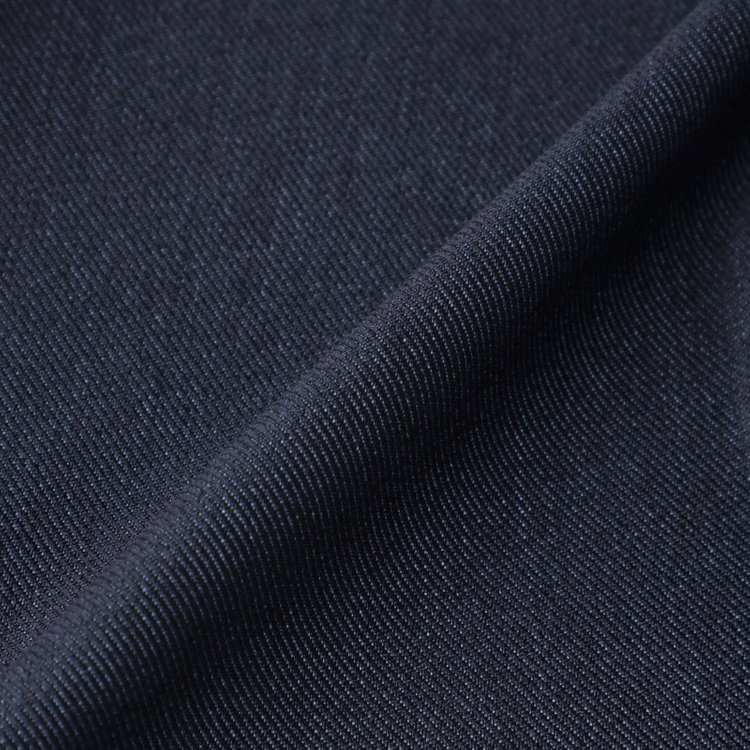 ブラックライン 【SLIM TAPERED】【年間】 2釦シングルスリーピーススーツ 0タック/ ダークネイビー×デジタルデニム  /ウエストシャーリング/ 4S TAKE OUT SUITS / ※パンツ裾上げ済仕様 紺濃色