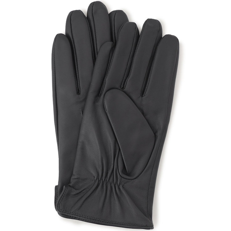 ソノタ グローブ/ネイビー×レザー/size:24cm 紺中間