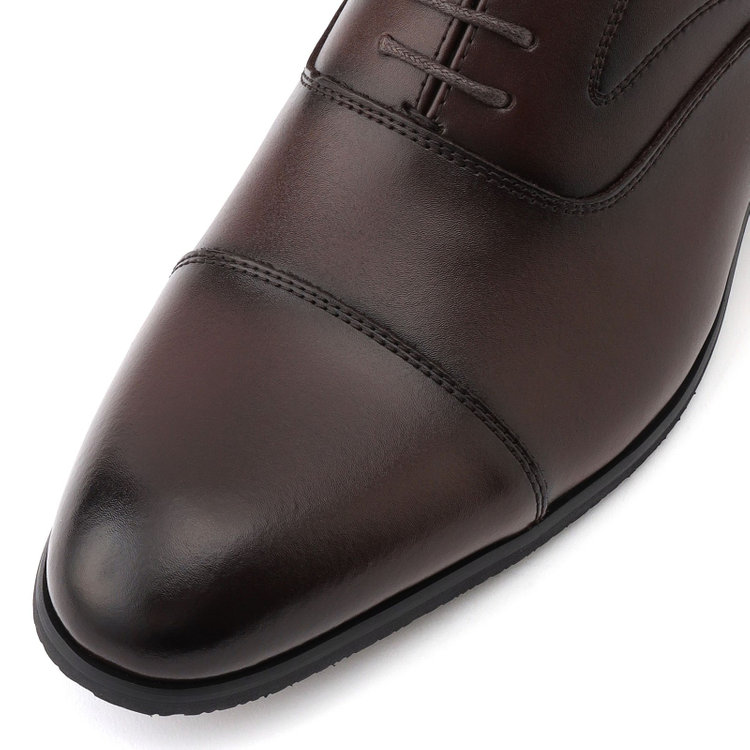 スーツセレクト 【SL】ストレートチップドレスシューズ/ブラウン/革 /セメント製法 茶中間