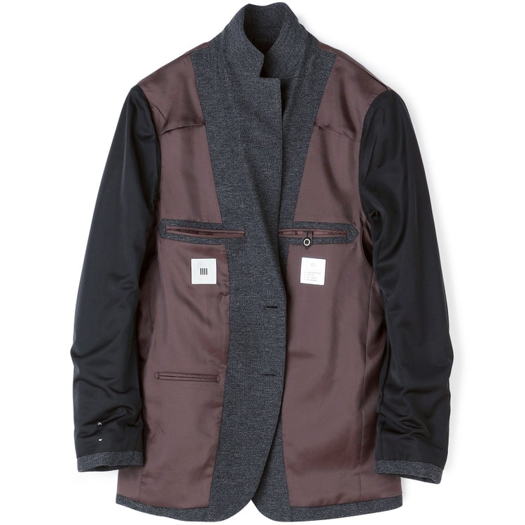 シルバーライン 【CLASSICO TAPERED】【秋冬】2釦シングルジャケット/グレー/4S SUSTAINABILITY&ECOLOGY FABRIC グレー濃色