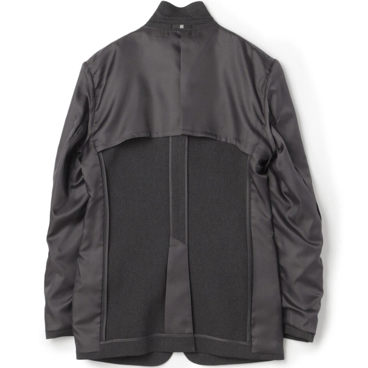 ブラックライン 【SLIM TAPERED_2】【年間】2釦シングルスーツ 0タック/グレー/ウエストシャーリング/4S/※パンツ裾上げ済仕様 グレー濃色