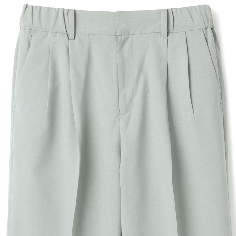 シルバーライン 【RELAX WIDE】【春夏】 2釦1掛けダブルジャケットワイドパンツスーツ/グレー/4S SUSTAINABILITY&ECOLOGY FABRIC/※パンツ裾上げ済仕様 グレー淡色