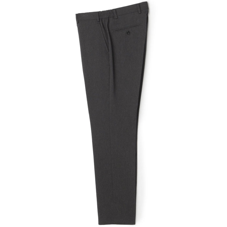 ブラックライン 【SLIM TAPERED_2】【年間】2釦シングルスーツ 0タック/グレー/ウエストシャーリング/4S/※パンツ裾上げ済仕様 グレー濃色