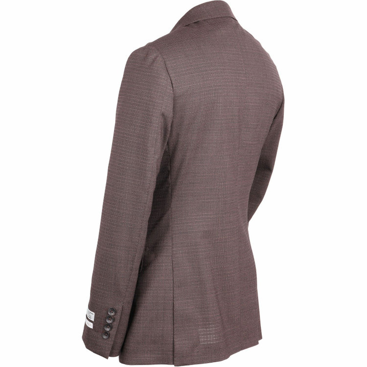 スーツセレクト 【WEB限定/OUTLET】【CLASSICO TAPERED】【春夏】スペアパンツ付き/2釦シングルスーツ 1タック/ブラウン×チェック/ウエストシャーリング/4S SUSTAINABILITY&ECOLOGY FABRIC ブラウン系(茶)