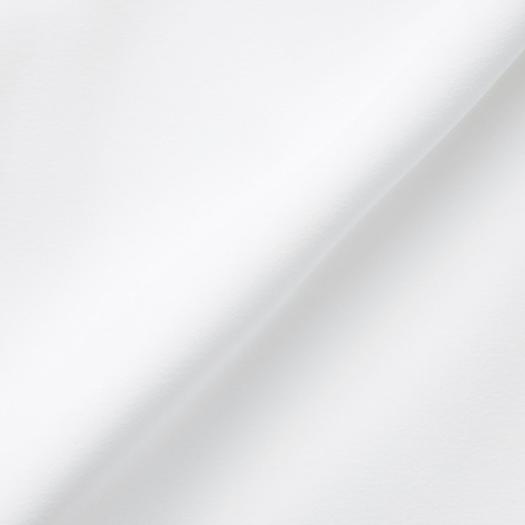 シルバーライン 【SILVER LINE/5分袖】パフスリーブスタンドカラープルオーバー/ホワイト 白